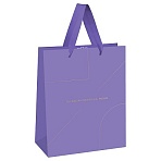 Пакет подарочный 18×23×10см MESHU «Monocolor. Lavender», отд. фольгой, матовая ламинация