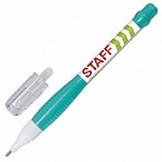 Ручка-корректор STAFF, 6 мл, металлический наконечник