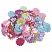 превью Пайетки для творчества «Цветы», яркие, цвет ассорти, 5 цветов, 22 мм, 20 грамм, ОСТРОВ СОКРОВИЩ, 661286
