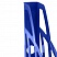 превью Лоток для бумаг вертикальный СТАММ «Лидер», синий, ширина 75мм