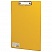 превью Доска-планшет BRAUBERG "Comfort", с верхним прижимом, А4, 23х35 см, картон/ПВХ, Россия, желтая
