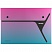 превью Папка-конверт на 2 кнопках Berlingo «xProject. Radiance» А4, 300мкм, розовый/голубой градиент