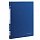 Папка с пластиковым скоросшивателем BRAUBERG «Office», синяя, до 100 листов, 0.5 мм