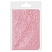 превью Обложка для паспорта Кожевенная мануфактура, нат. кожа, «Цветы», розовая