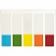 превью Клейкие закладки Attache Selection пластиковые 5 цветов по 20 листов 45×12 мм