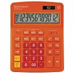 Калькулятор настольный BRAUBERG EXTRA-12-RG (206×155 мм), 12 разрядов, двойное питание, ОРАНЖЕВЫЙ