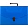 Папка-портфель Attache нейлоновая А4 синяя (340x260 мм, 1 отделение)