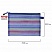 превью Папка-конверт на молнии формат B5+ (310×220 мм), сетчатая ткань, BRAUBERG «Stripes»