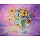 Картина стразами (алмазная мозаика) 30×40 см, ОСТРОВ СОКРОВИЩ «Букет в вазе», без подрамника