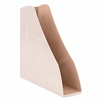Лоток для бумаг вертикальный СТАММ «Вектор», розовый, ширина 80мм