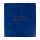 Альбом нумизматика для 380 монет (диаметр до 38 мм) и купюр, 253×238 мм, синий, ОСТРОВ СОКРОВИЩ