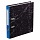 Папка-регистратор OfficeSpace 50мм, мрамор, черная, синий корешок, нижний метал. кант
