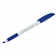 превью Ручка шариковая Berlingo «Triangle Snow Pro» синяя, 0.7мм, трехгран., грип