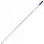 Ручка для держателя швабры ЛАЙМА алюминиевая, 140 см, диаметр 2,17 см