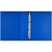 превью Папка на 4 кольцах СТАММ «Кристалл» А4, 40мм, 700мкм, пластик, синяя
