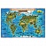 превью Карта мира для детей «Животный и растительный мир Земли» Globen, 590?420мм, интерактивная