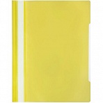 Скоросшиватель пластиковый Attache Элементари до 100 листов желтый (толщина обложки 0.15 мм, 10 штук в упаковке)