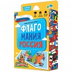 Игра настольная ГЕОДОМ «Флагомания. Россия», 85 карточек, картонная коробка