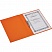 превью Папка с прижимом Attache Fantasy формат А4 0.5 мм оранжевая (до 120 листов)