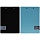 Планшет с зажимом Berlingo «Instinct» A4, пластик (полифом), аквамарин/черный