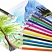 превью Карандаши цветные стираемые с резинкой ПИФАГОР «МАГИЯ»24 цветовпластиковые181576