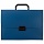 Портфель пластиковый STAFF А4 (330×235×36 мм), 13 отделений, индексные ярлыки, синий, 229244