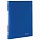 Папка на 2 кольцах BRAUBERG 'Office', 21 мм, синяя, до 80 листов, 0,5 мм