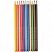 превью Карандаши цветные KOH-I-NOOR «Triocolor», 12 цветов, трехгранные, грифель 3.2 мм, европодвес