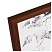 превью Рамка деревянная 21×30см, OfficeSpace, С20, махагон