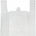 превью Пакет-майка ПНД 15 мкм белый (42+20×75 см, 100 штук в упаковке)
