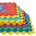 превью Коврик-пазл напольный 0.9×0.9 м, мягкий, «Игрушки», 9 частей 30×30 см, толщина 1 см, ЮНЛАНДИЯ, 646668