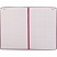 превью Блокнот Bruno Visconti Megapolis Velvet A5 100 листов бордовый в клетку на сшивке (141×216)