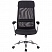 превью Кресло для руководителя Easy Chair 591 TC черное (сетка/ткань/хромированный металл)