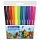 Фломастеры двухсторонние BRAUBERG 6 цветов, пишущие узлы 2 и 5 мм, вентилируемый колпачок, картонная упаковка