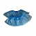превью Бахилы одноразовые полиэтиленовые гладкие 1.9 г синие (100 пар в упаковке)