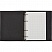 превью Бизнес-тетрадь Attache А5 160 листов черная в клетку на кольцах (165×215 мм)
