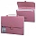 Портфель пластиковый BRAUBERG, А4, 327х254х30 мм, стандартная фактура, 13 отделений, пластиковый индекс, розовый