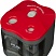 превью Точилка электрическая Milan с двумя отверстиями красная (на батарейках)