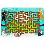 Настольная игра ТРИ СОВЫ «Лабиринт малый с шариками. Кошкин дом», дерево
