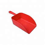 Совок ручной FBK 160×360 мм пластиковый красный