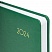 превью Ежедневник датированный 2024 А5 138×213 мм BRAUBERG «Select», балакрон, зеленый