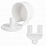 превью Диспенсер для туалетной бумаги LAIMA PROFESSIONAL ORIGINAL (Система T2), малый, белый, ABS-пластик, 605766