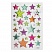 превью Наклейки объемные «Звезды», 10×15 см, ЮНЛАНДИЯ, 661808