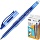 Ручка гелевая со стираемыми чернилами Attache Selection EGP1611 синяя (толщина линии 0.5 мм)