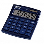 Калькулятор настольный Eleven SDC-805NR-NV, 8 разр., двойное питание, 127×105×21мм, темно-синий