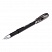 превью Ручка гелевая BRAUBERG SGP006b, корпус черный, игольчатый пишущий узел 0,5 мм, резиновый держатель, черная