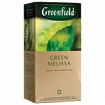 Чай зеленый Greenfield Green Melissa (25 пакетиков в упаковке)