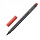 Ручка капиллярная FABER-CASTELL «Grip Finepen», КРАСНАЯ, трехгранная, корпус черный, 0.4 мм