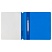 превью Папка-скоросшиватель пластик. СТАММ, А5, 180мкм, синяя с прозр. верхом