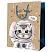 превью Пакет подарочный 18×23×10см MESHU «Космический кот», крафт